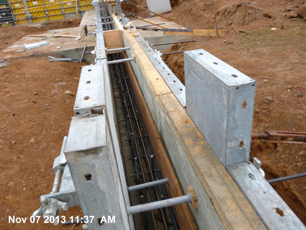 Foundation Wall Rebar B-4 To C-4 – Union County Improvement Authority