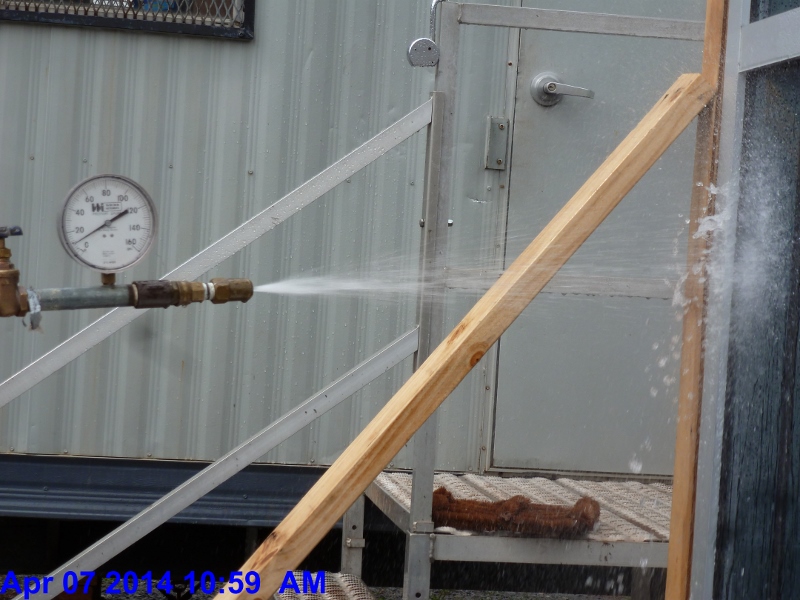 Water Penetration Test At 10 Lb.-sq. Ft. Left Side (Middle Section ...